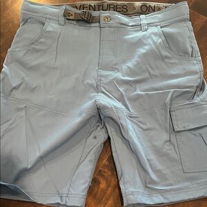 Men’s Blue Performance Cargo Shorts